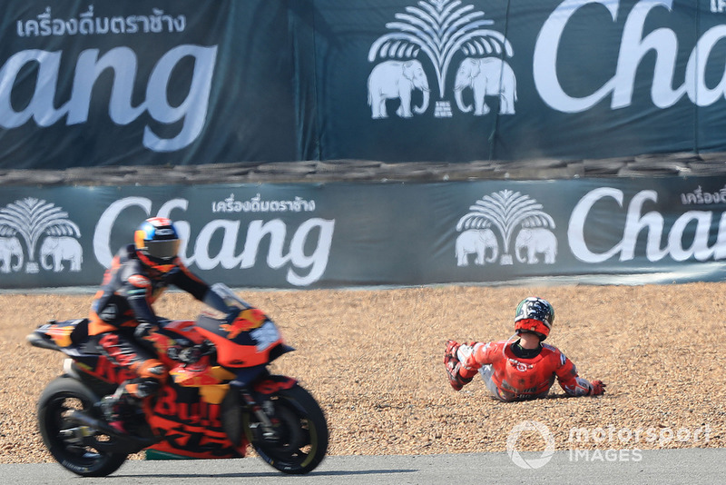 Jorge Lorenzo, Ducati Team, dopo l'incidente