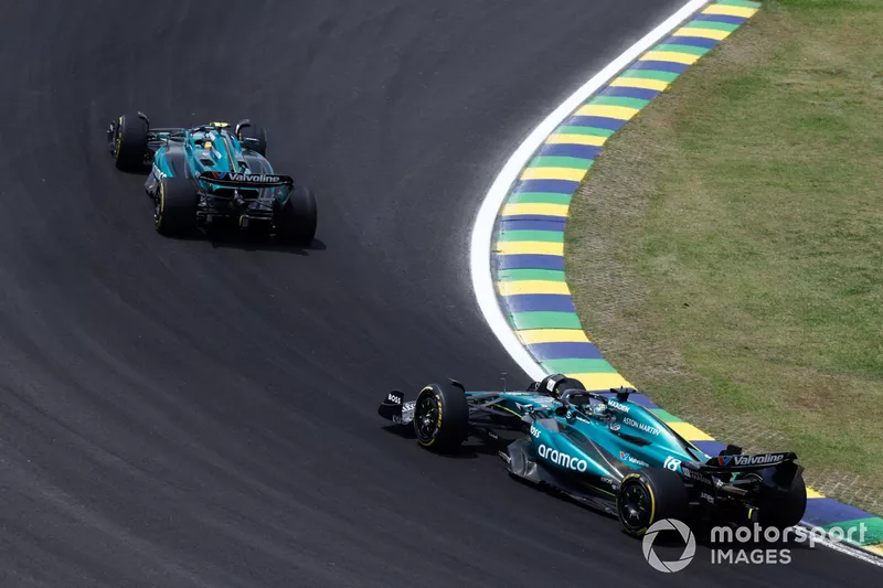 Fernando Alonso, Aston Martin AMR24, Lance Stroll, Aston Martin AMR24