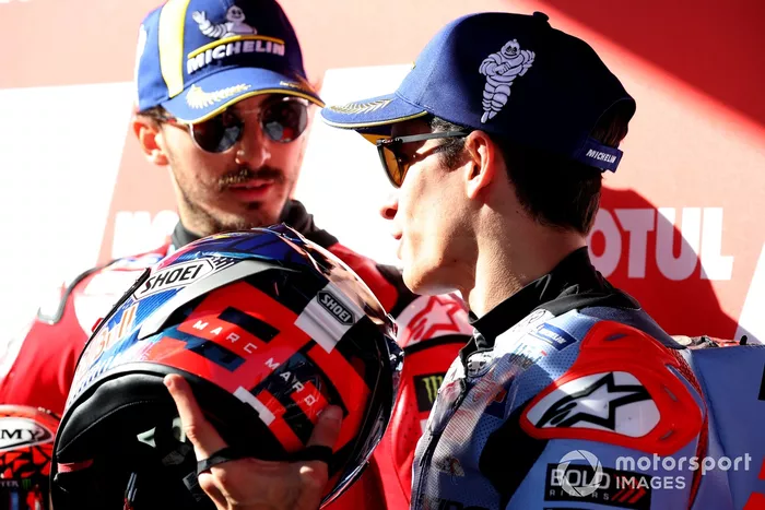 Marc Marquez, Gresini Racing, Francesco Bagnaia, Ducati Team
