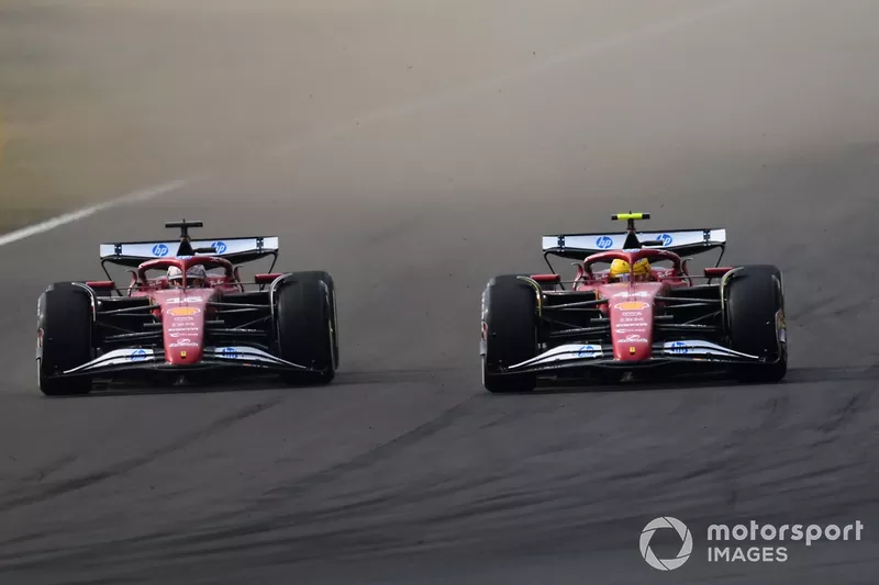 Charles Leclerc, Ferrari, Lewis Hamilton