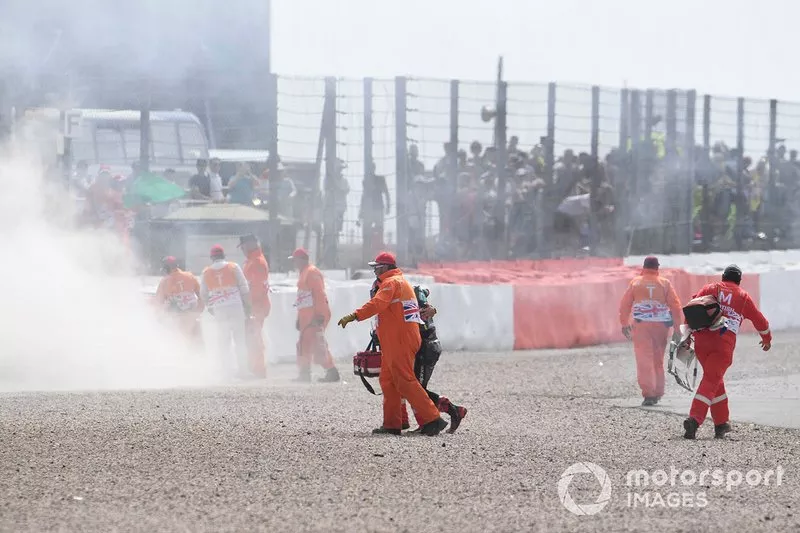 Fabio Quartararo, Petronas Yamaha SRT después del accidente