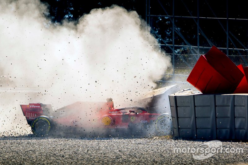 Аварія Себастьяна Феттеля, Ferrari