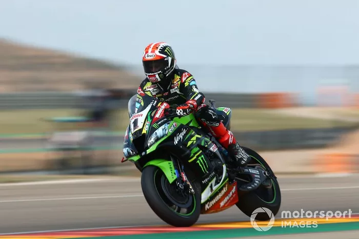 Jonathan Rea, Kawasaki Racing, quasi perde l'anteriore
