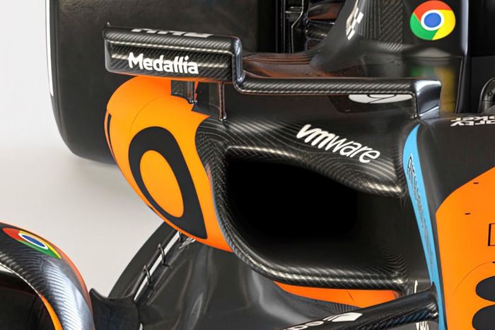 McLaren MCL60, detail side