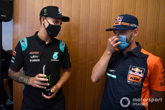 Brad Binder, Red Bull KTM Factory Racing, Fabio Quartararo, Petronas Yamaha SRT