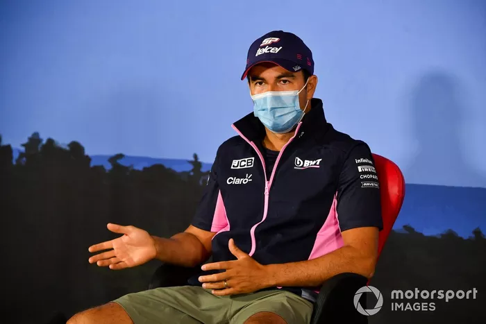 Sergio Pérez, Racing Point en la conferencia de prensa 