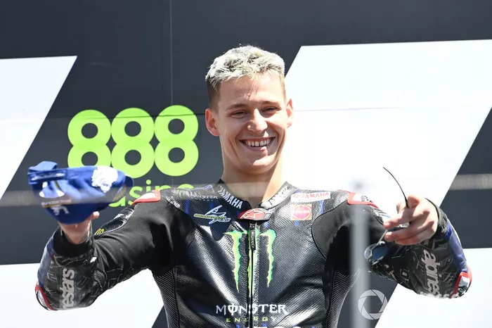 Podio: ganador Fabio Quartararo, Yamaha Factory Racing