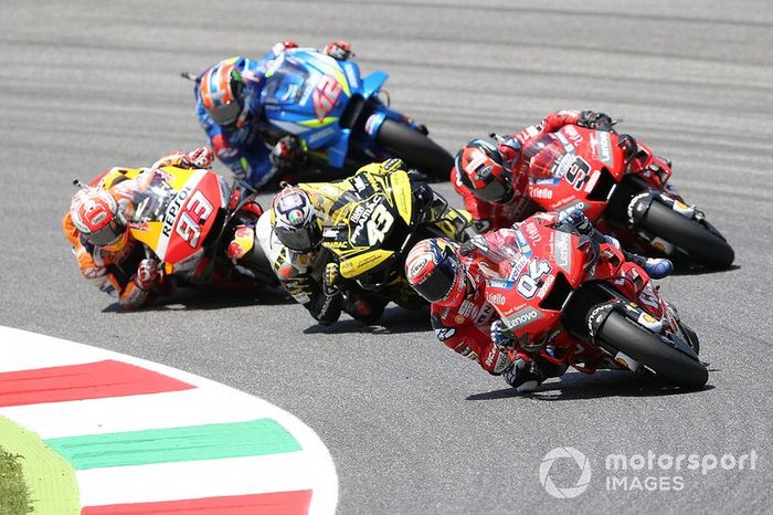 Danilo Petrucci, Ducati Team, Andrea Dovizioso, Ducati Team, Jack Miller, Pramac Racing, Rins & Marc Marquez, Repsol Honda Team MotoGP