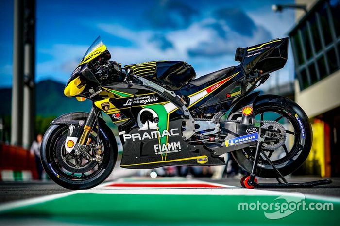 Nueva decoración Pramac Racing Lamborghini Francesco Bagnaia