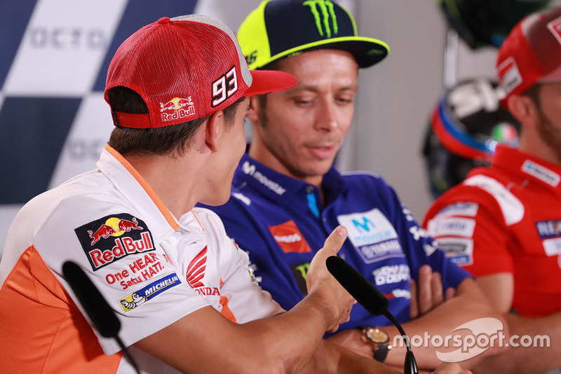 Valentino Rossi, Yamaha Factory Racing, Marc Marquez, Repsol Honda Team
