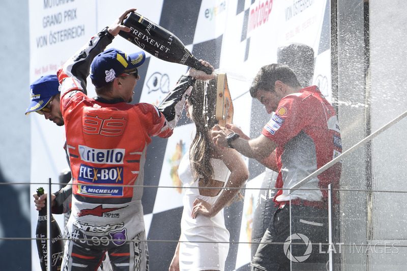 Переможець гонки Хорхе Лоренсо, Ducati Team