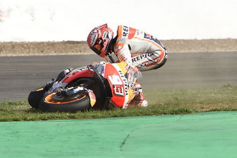 Marc Marquez, Repsol Honda Team crash