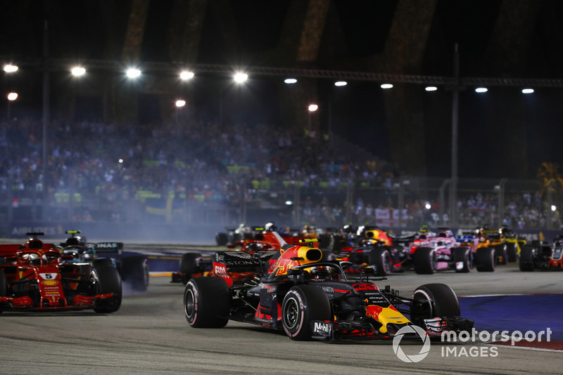 Max Verstappen, Red Bull Racing RB14, Sebastian Vettel, Ferrari SF71H, Valtteri Bottas, Mercedes AMG F1 W09 EQ Power+