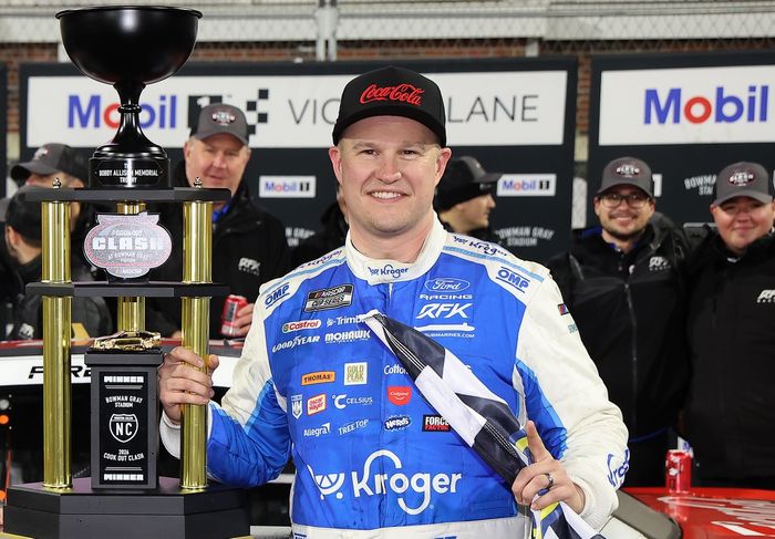 Clash winner Ryan Preece, RFK Racing Ford