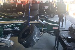 J.R. Hildebrand, Ed Carpenter Racing Chevrolet después del choque