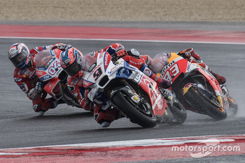 Danilo Petrucci, Pramac Racing, Marc Marquez, Repsol Honda Team, Andrea Dovizioso, Ducati Team