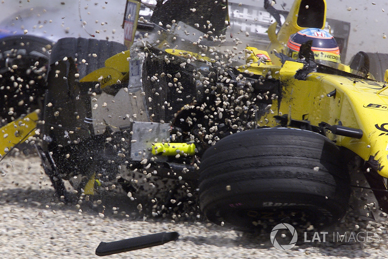 The crash of Takuma Sato, Jordan Honda