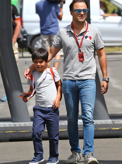 Felipe Massa, Williams con su hijo Felipinho Massa