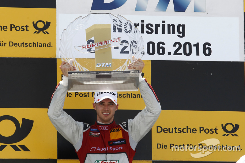 Podio: Ganador de la carrera Edoardo Mortara, Audi Sport Team Abt Sportsline, Audi RS 5 DTM