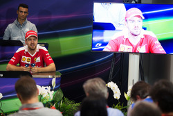 Sebastian Vettel, Ferrari in the FIA Press Conference