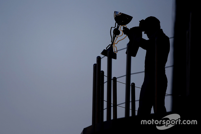 Podium : le vainqueur Valtteri Bottas, Mercedes AMG F1