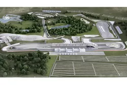 Blick auf den umgebauten Hungaroring