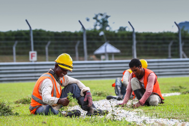 Track workers