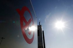 El motorhome de Haas F1 Team