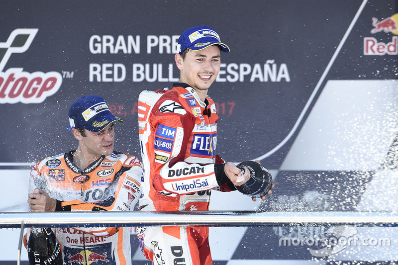 Podium: third place Jorge Lorenzo, Ducati Team