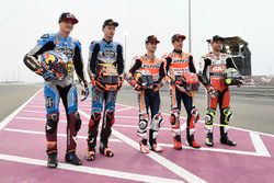 Marc Márquez, Repsol Honda Team; Jack Miller, Estrella Galicia 0,0 Marc VDS; Tito Rabat, Estrella Ga