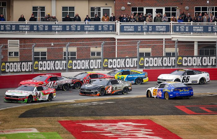 Cody Ware, Rick Ware Racing, Todd Gilliland, Front Row Motorsports, Noah Gragson, Front Row Motorsports, Cole Custer, Haas Factory Team, Ty Dillon, Kaulig Racing