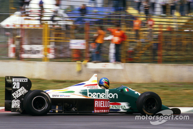 Für Gerhard Berger, der im Winter von Arrows zu Benetton gewechselt hat, ...