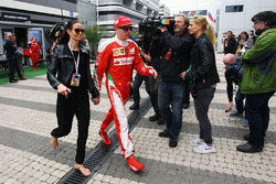 Kimi Raikkonen, Ferrari con la moglie Minttu Virtanen