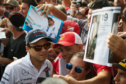 Felipe Massa, Williams, mit Fans