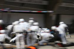 Felipe Massa, Williams FW38 pit stop