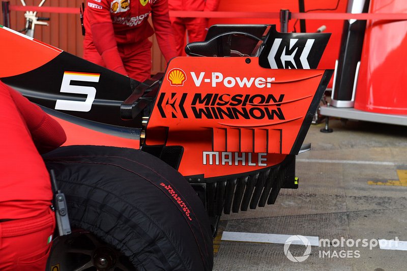 Заднее антикрыло Ferrari SF90