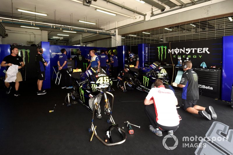 Yamaha Factory Racing garage