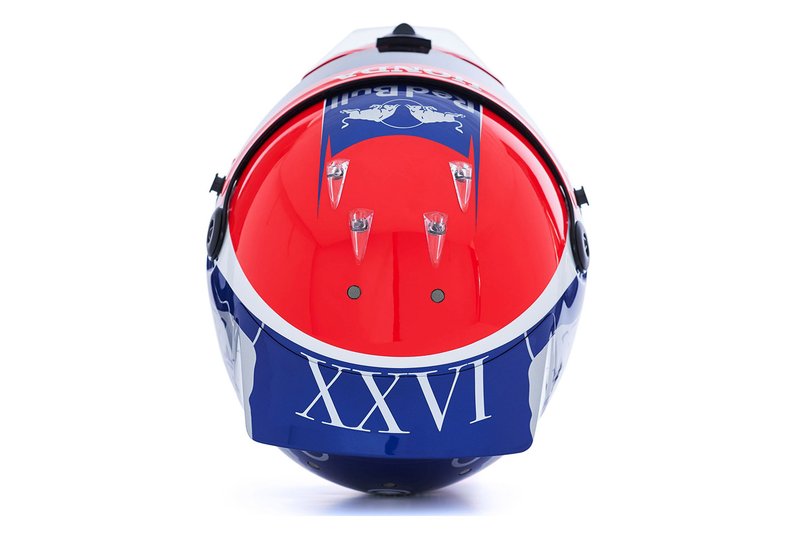 Il casco di Daniil Kvyat, Scuderia Toro Rosso