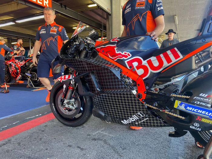 Detalle de la moto, Red Bull KTM