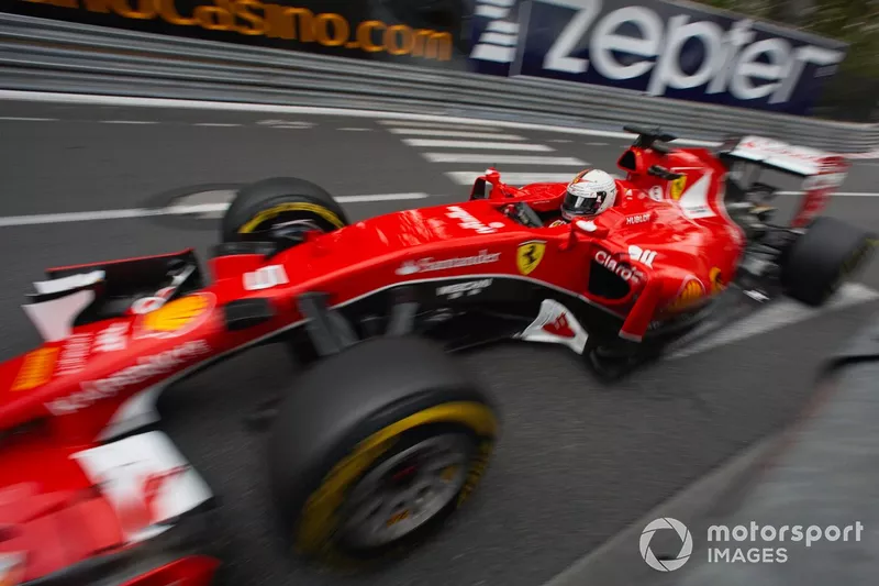 Effet rétro avec une grande visière, GP de Monaco 2015