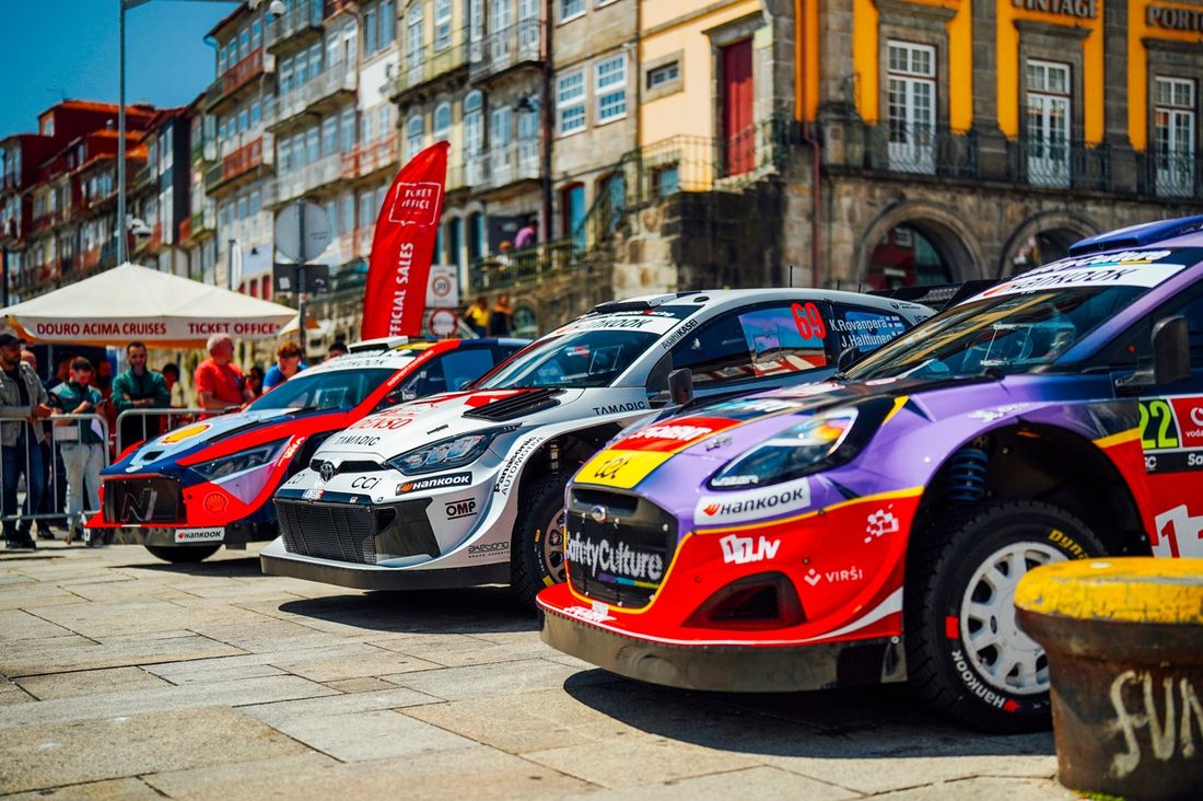 Ott Tänak, Martin Järveoja, Hyundai World Rally Team Hyundai i20 N Rally1, Kalle Rovanperä, Jonne Halttunen, Toyota Gazoo Racing WRT Toyota GR Yaris Rally1, Martins Sesks, Renars Francis, M-Sport Ford World Rally Team Ford Puma Rally1