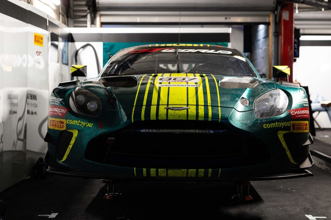 #7 Comtoyou Racing Aston Martin Vantage AMR GT3 EVO: Marco Sørensen, Nicki Thiim, Mattia Drudi