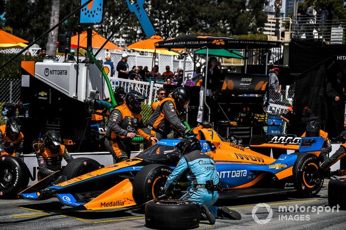 Alexander Rossi, Arrow McLaren Chevrolet, pit stop