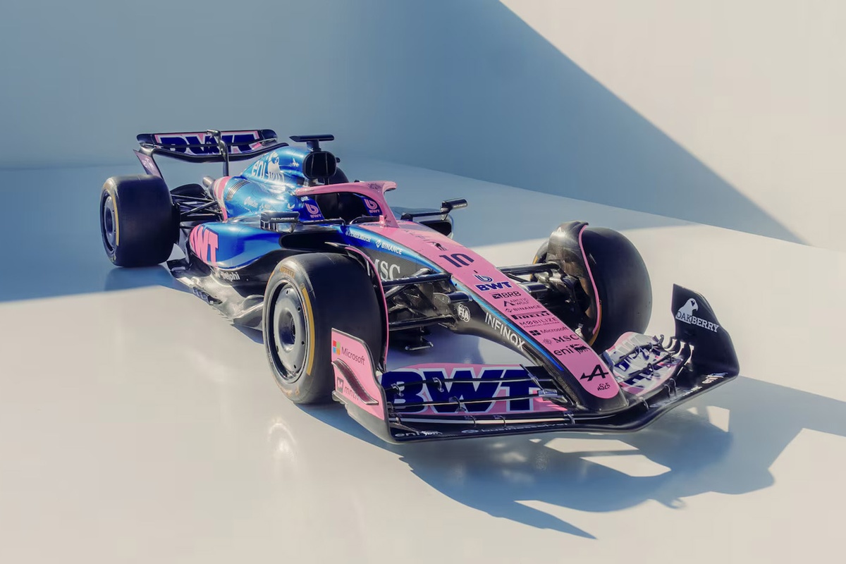 アルピーヌF1、2025年マシンA525カラーリング F1