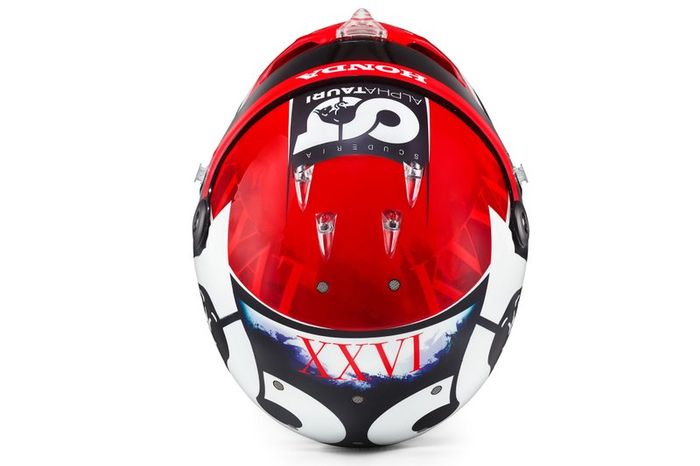 Helmet of Pierre Gasly, AlphaTauri