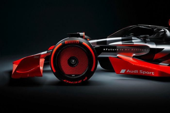 El concept de un coche de F1 que presentó Audi
