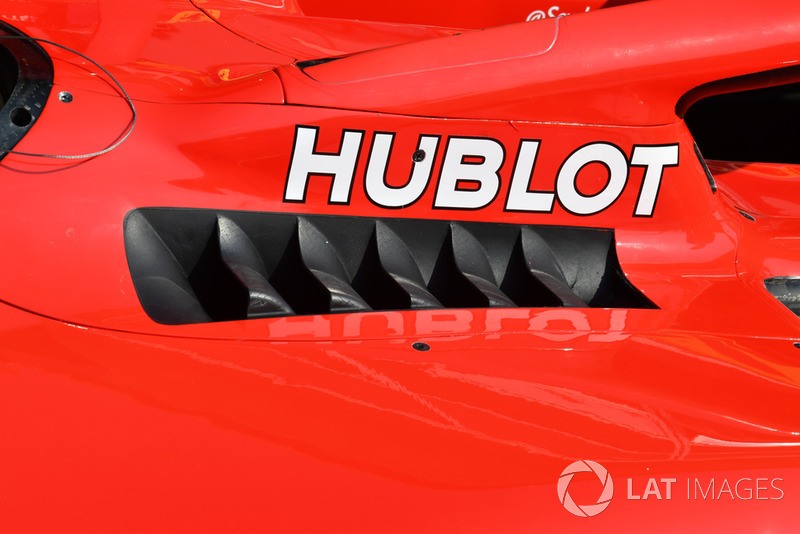 Ferrari SF71H bodywork detail