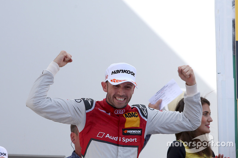 Podium: Race winner René Rast, Audi Sport Team Rosberg