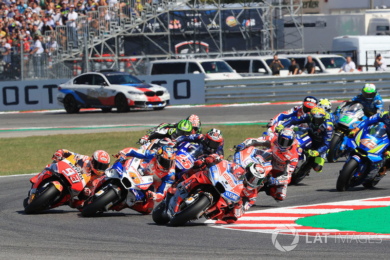 Jorge Lorenzo, Ducati Team leads at the start