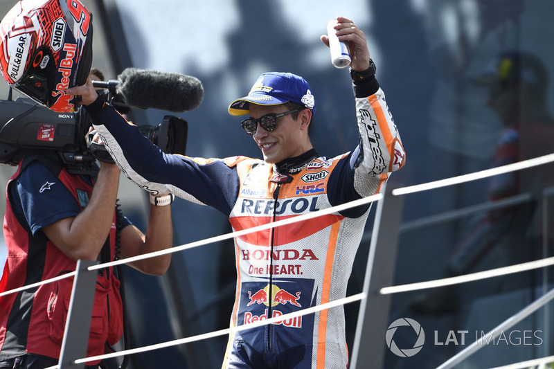 Podium kedua, Marc Marquez, Repsol Honda Team